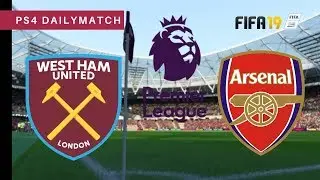 West Ham vs Arsenal | 12.01.2019 | Premierleague | Ps4 Dailymatch | Fifa 19