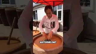 Производство кислых, подгнивших арбузов в Китае 🤯