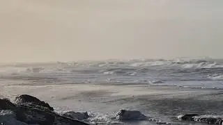 STORM - Coast at the Northsea [4K ~ 60fps]