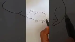 how to draw rat easy step by step@kids drawing talents