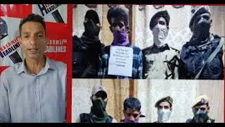 Srinagar  P_olice   D_etain Two for  Affixing Israel  And  America   Flags in Balhama