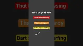 what do you hear?