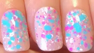 Splatter Nail Tutorial with a Toothbrush
