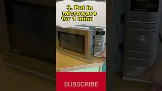 Clean a dirty sponge in 1 minute?  💦 🧽