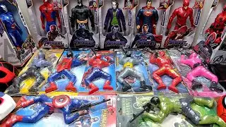 avengers superhero ironman squad game captain america the flash batman superman toys unboxing video