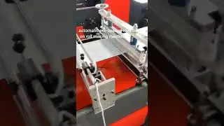 Plastic PE pre-opened continuous rolling courier bag making machine