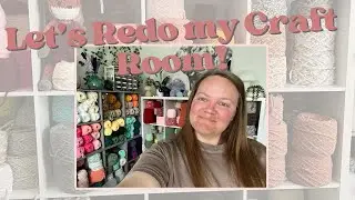 Let's Redo My Craft Room, Office Reorganization, Organizing & Cleaning My Craft Rroom