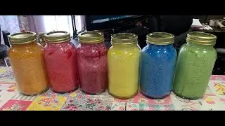 How to make candle sand