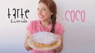 Tarte húmida de coco