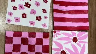 LIVE: Contrast Color Aesthetic Painting | Mini Art You&rsquo;ll Want to Keep! 🎨