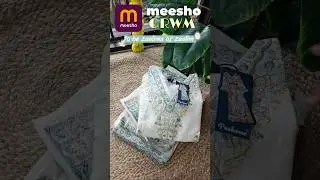 MEESHO PAKISTANI KURTA SET🌜 Aesthetic White Sharara Suit Haul #meesho #haul