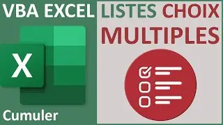 Liste déroulante à choix multiples en VBA Excel