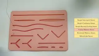 Suturing Video for Medical Students tutorial .
