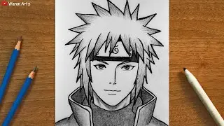 How to Draw Minato Namikaze || Naruto Drawing Tutorial || Easy Anime Drawing for Beginners