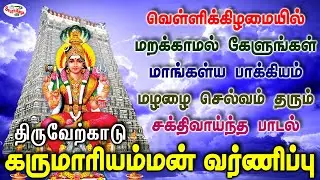 திருவேற்காடு தேவி கருமாரியம்மன் வர்ணிப்பு பாடலை வெள்ளிக்கிழமை மறக்காமல் கேளுங்கள் | Sruthilaya