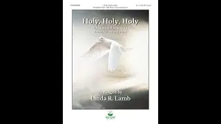 Holy, Holy, Holy for handbell duet with piano accompaniment