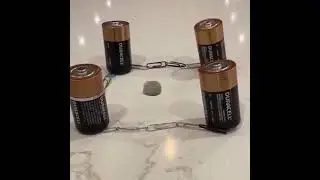Amazing battery magnet trick #shorts