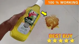 How to use Vim Floor Cleaner | Vim Floor Cleaner REVIEW: Does It Really Remove 100% Stains?