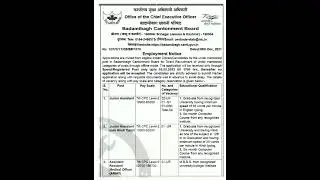 Various Vacancies in Badamibagh Cantonment Board, Jammu and Kashmir...