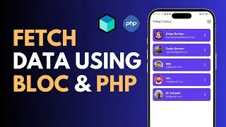 Fetch Data from MySQL into Flutter ListView || Flutter CURD operation using BLoC with PHP