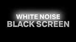 White Noise Black Screen No Ads | Uninterrupted White Noise for Restful Nights and Calm Dreams