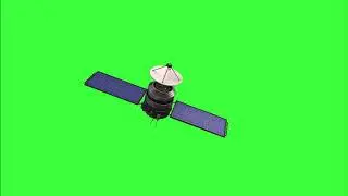satellite free green screen effect