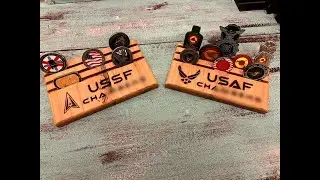 Making A Desktop Challenge Coin Holder