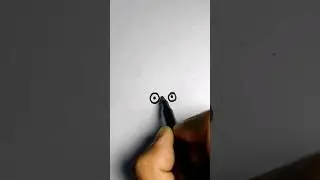 Cartoon frog drawing #frog #frogdrawing #cartooning #easyfrog #artshorts