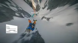STEEP - Hard Race Completed With SLED (NO Wipeouts, Silver Medal)