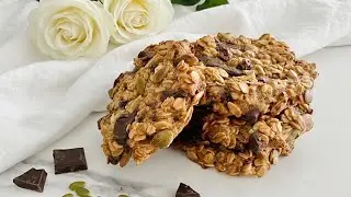 Chewy & Crispy Oat Cookies – Healthy Granola-Style Snacks You’ll Crave!