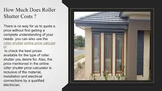 Roller shutters | Best Roller shutters in Melbourne | Roller shutters in Victoria