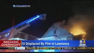 Fire Forces 13 People Out Of Their Homes In Lawrence