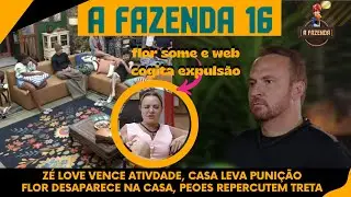 🔴 SACHA ARMA PLANO CONTRA Z&Eacute; MAS PERDE, CASA COGITA VOTO EM FLOR, ALBERT NA MIRA - A FAZENDA 16