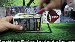 Break #1006 - 2022 Prizm World Cup Soccer Blaster Full Case 20-Box Break