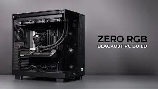 Flawless Blackout Gaming PC Build | Thermaltake View 380 XL | ARCTIC P12 Pro Reverse