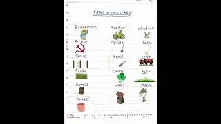 farm vocabulary #englishlanguage #vocabulary #learnenglish #englishvocab