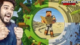 I Explored Multiple Biomes in Minecraft Hardcore