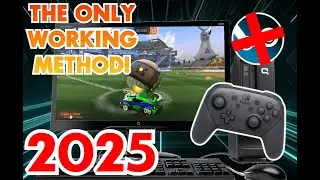 The ONLY WORKING METHOD to use your SWITCH PRO CONTROLLER on ROCKE LEAGUE  PC 2025 (without steam)