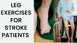 Leg exercises for stroke patients at home|best stroke leg exercises@PhysiotherapyTreatments