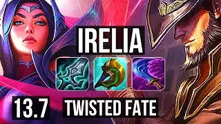 IRELIA vs TF (MID) | 72% winrate, 7/1/2 | KR Master | 13.7