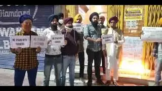 #Kashmir #Sikh Community (Activist) Pays tribute to #Farmers who lost life in #Lakhimpur Violence