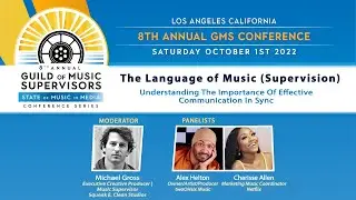 The 8th Annual GMS Conference: The Language of Music (Supervision)