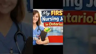 How to get first nursing job in Ontario 🇨🇦💙  Everyone sees the badge. No one sees the struggle.