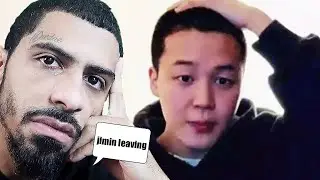 Dredae Reacts to Jimin's Last Weverse Live.. 😥