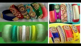 Party Wear Silk Thread Bangles Collections