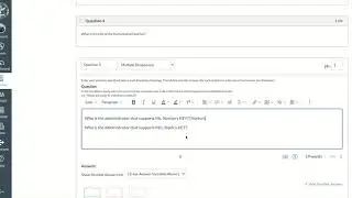 Canvas Tutorial ~ Quizzes - Multiple Dropdown Questions