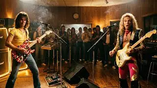 David Lee Roth CHALLENGED Eddie Van Halen to Guitar Duel &mdash; The Studio Audience Went SILENT