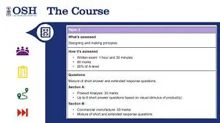 OSH Sixth Form Virtual Open Event: Design & Technology