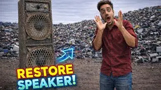 ₹100 Ka Kabad Speaker &rarr;5 inch Powerful Bluetooth Amplifier 😱 | Before vs After