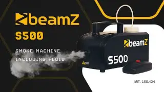 BeamZ S500 Plastic Smoke Machine including fluid - 160.434